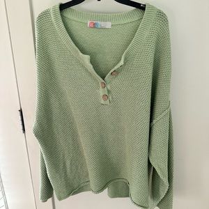 Free people beach oversized sweater